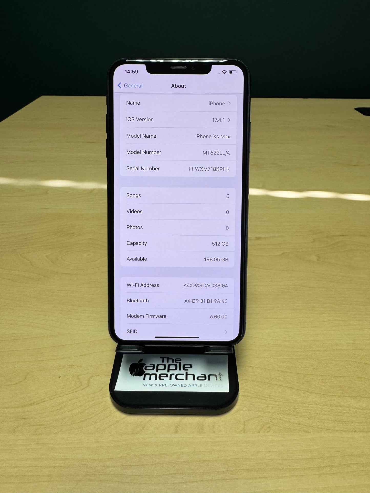 iPhone XS Max 512GB - Space Grey (Pre-owned)