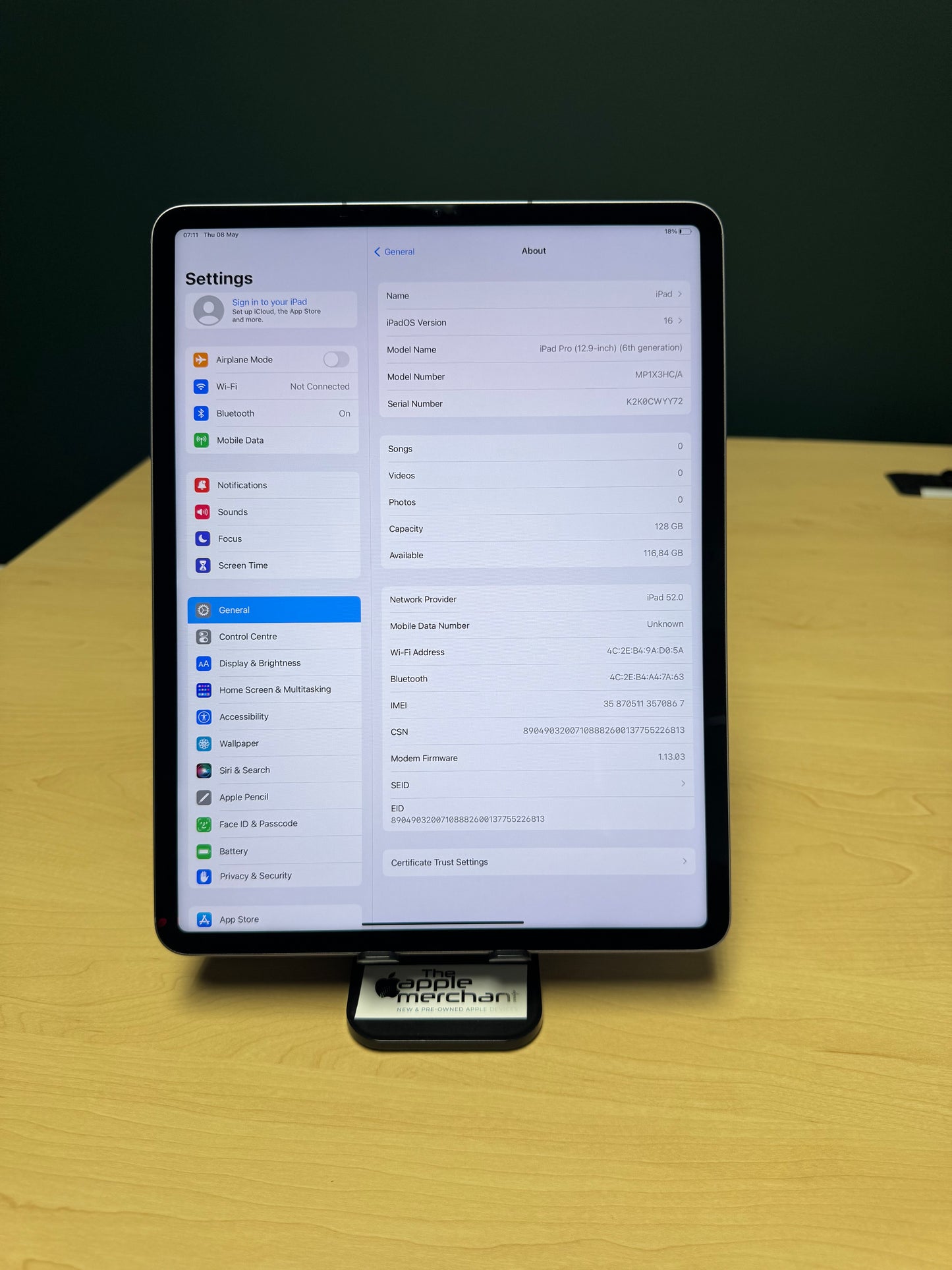 iPad Pro 12.9-inch M2 | Wi-Fi + Cellular | 128gb - Space Grey (Pre-owned)