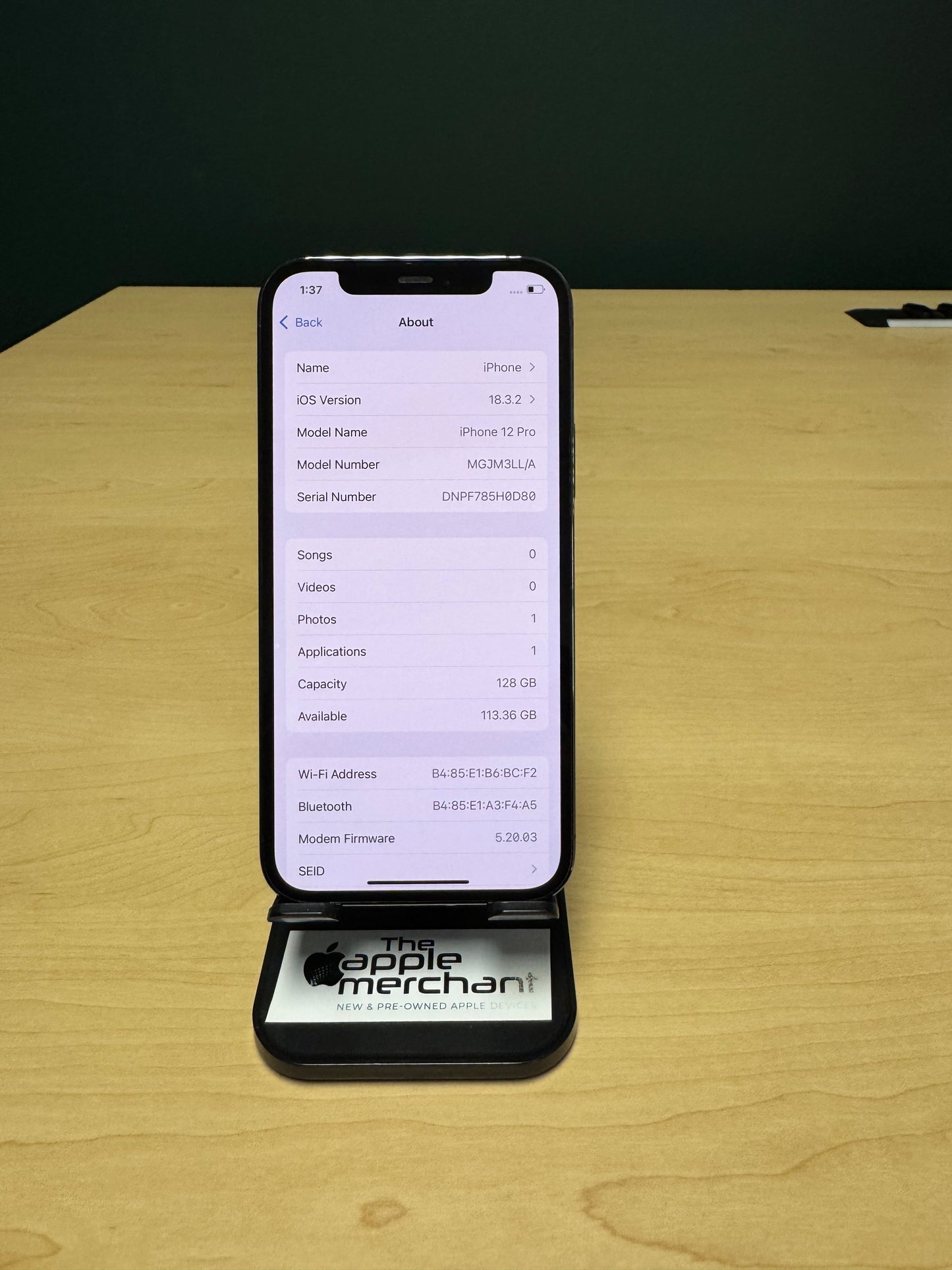 iPhone 12 Pro 128GB - Graphite (Pre-owned)