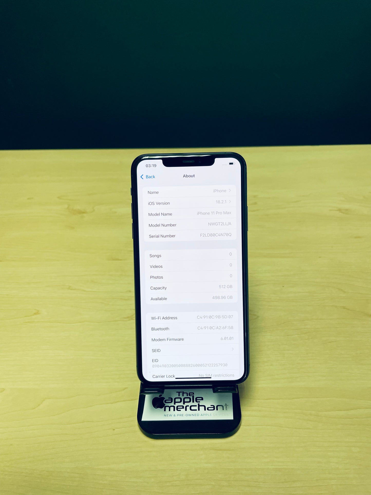 iPhone 11 Pro Max 512GB - Midnight Green (Pre-owned)