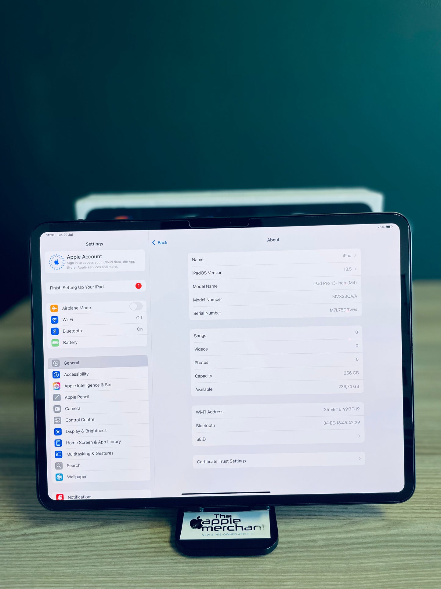 iPad Pro 13-inch M4 | Wi-Fi | 256gb - Space Black (Pre-owned)