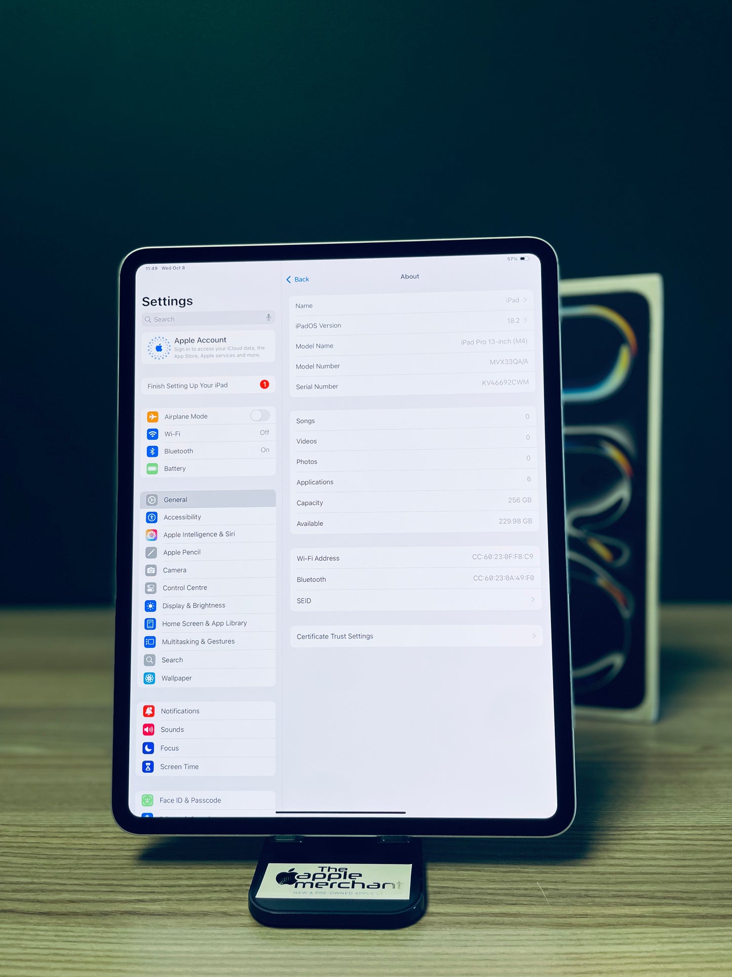 iPad Pro 13-inch M4 | Wi-Fi | 256gb - Silver (Pre-owned)