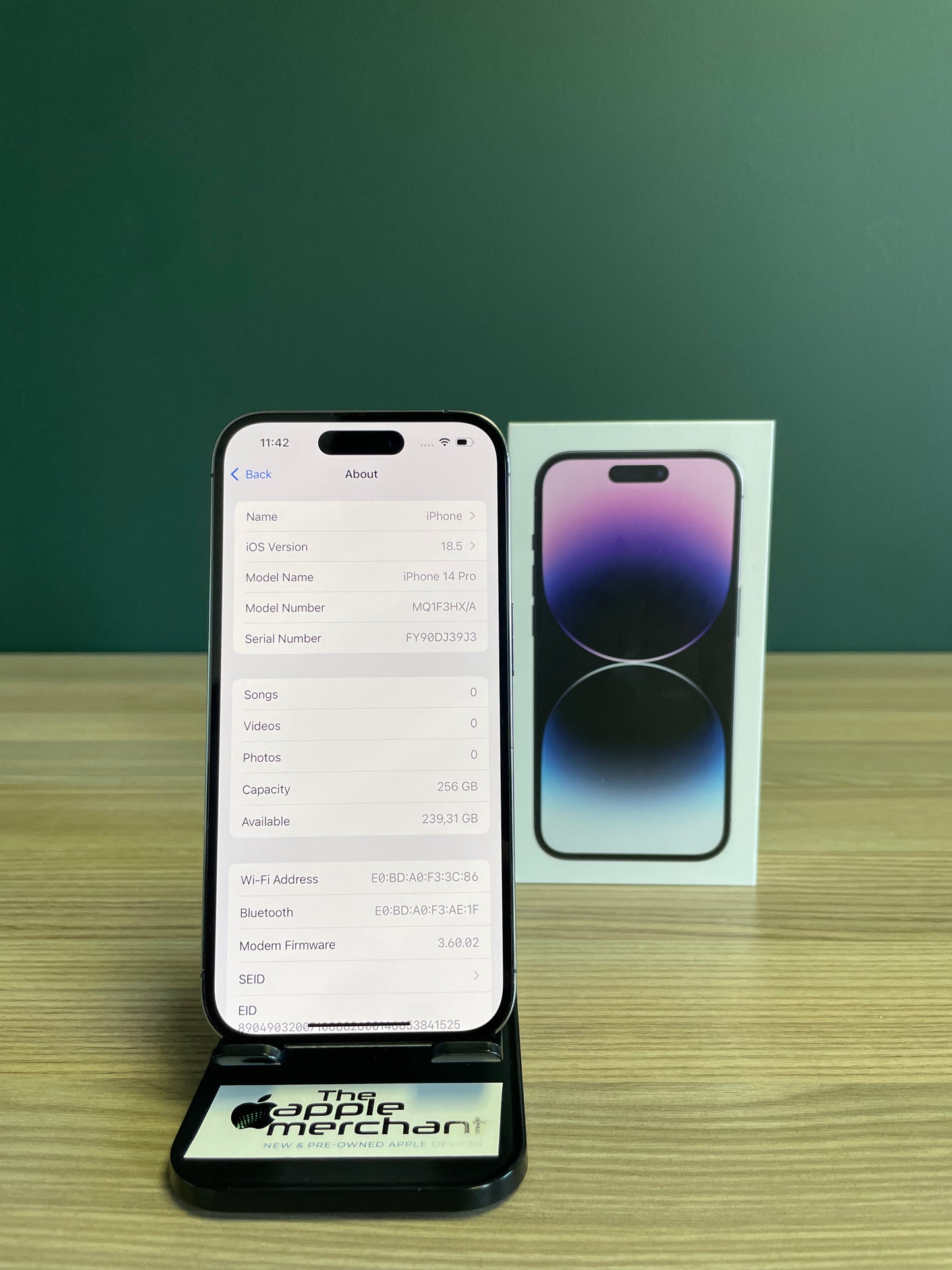 iPhone 14 Pro 256GB - Deep Purple (Pre-owned)