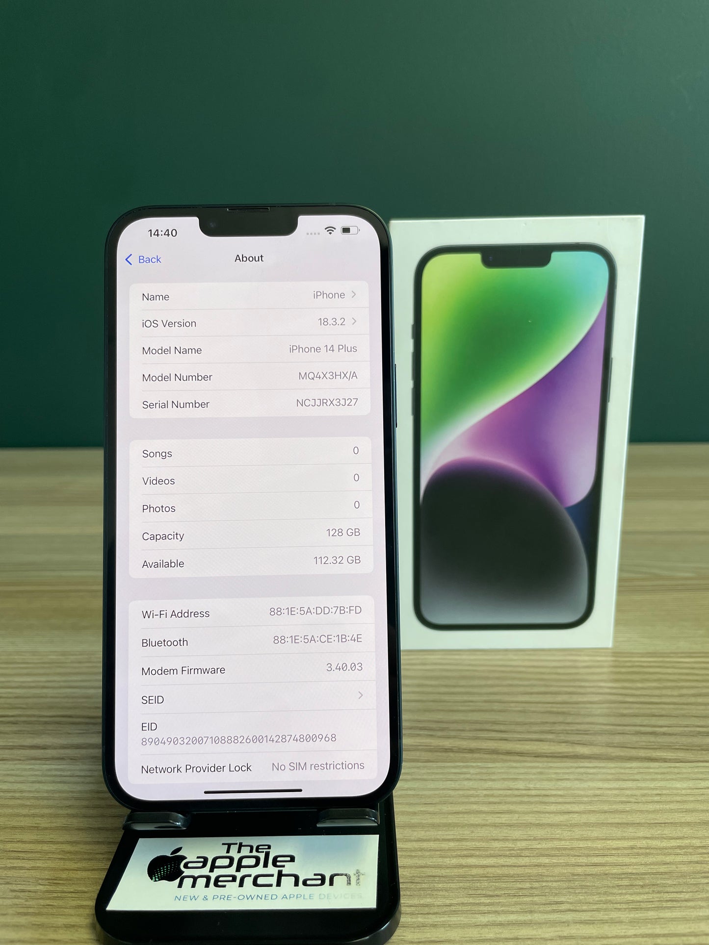 iPhone 14 Plus 128GB - Midnight (Pre-owned)