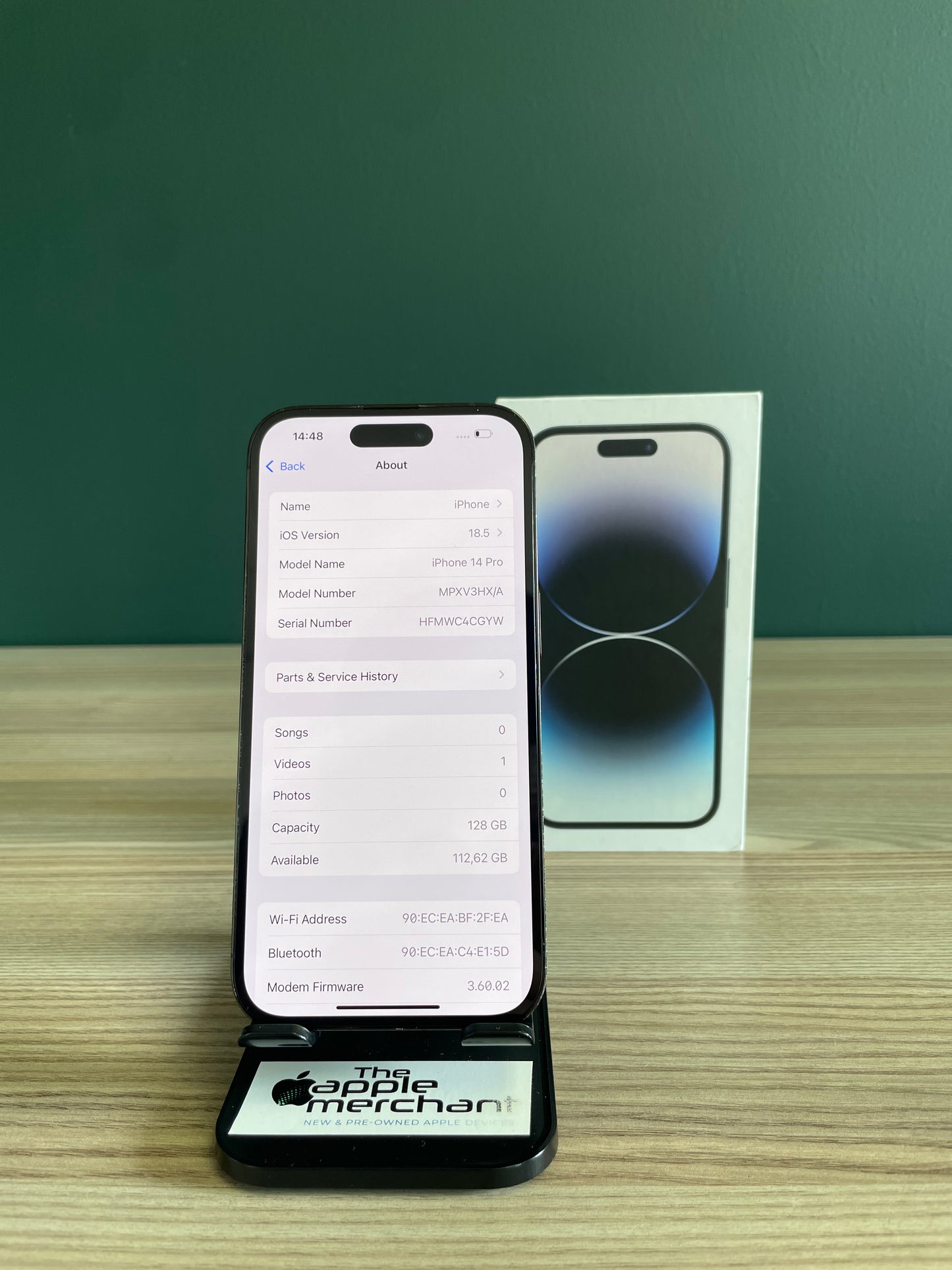 iPhone 14 Pro 128GB - Space Black (Pre-owned)