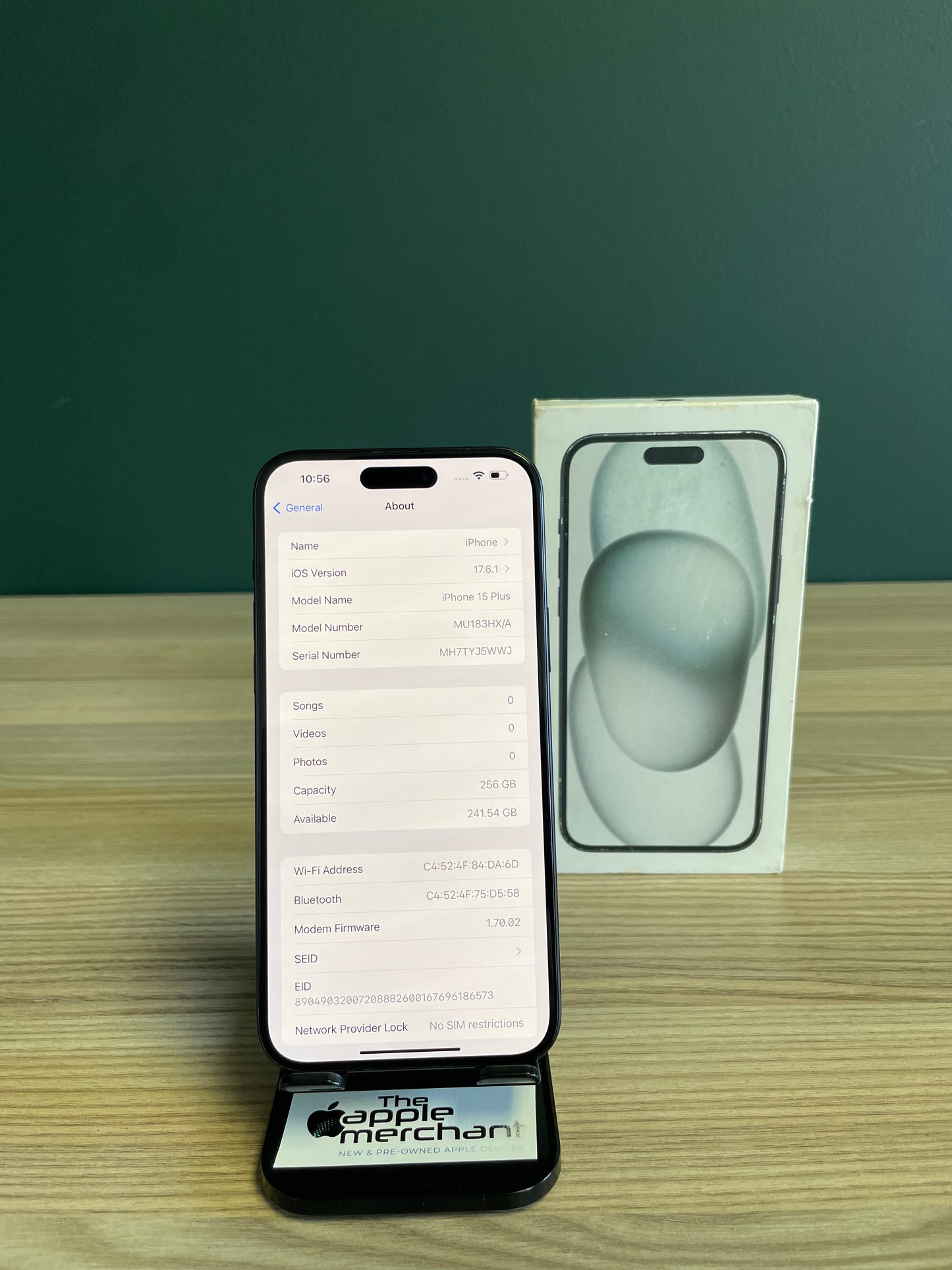iPhone 15 Plus 256GB - Black (Pre-owned)