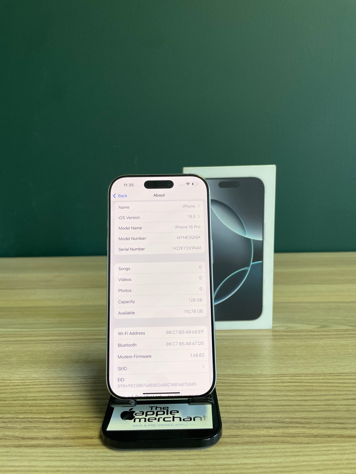 iPhone 16 Pro 128GB - White Titanium (Pre-owned)