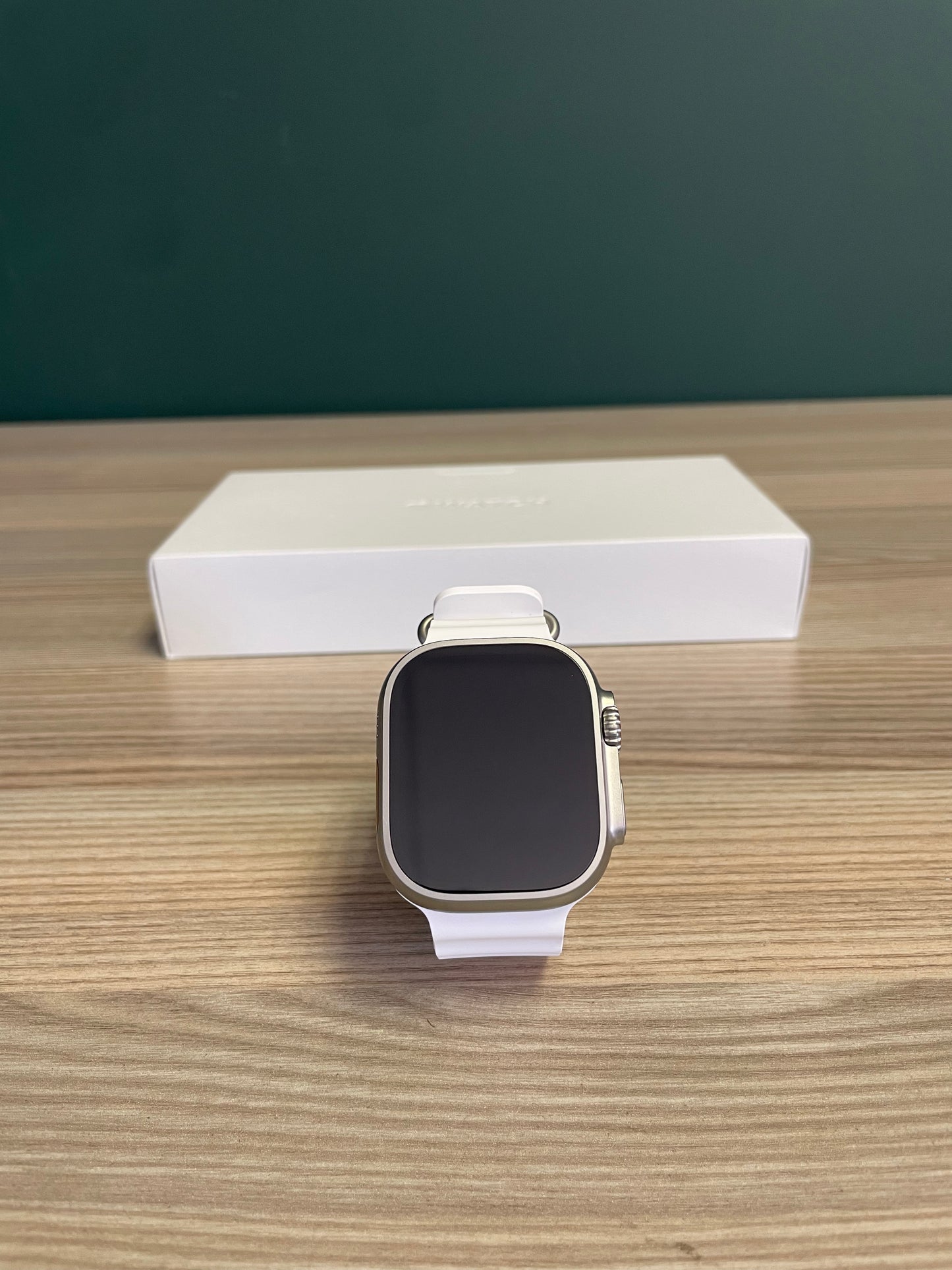 Apple Watch Ultra 2 Titanium Case With White Ocean Band (Pre-owned)