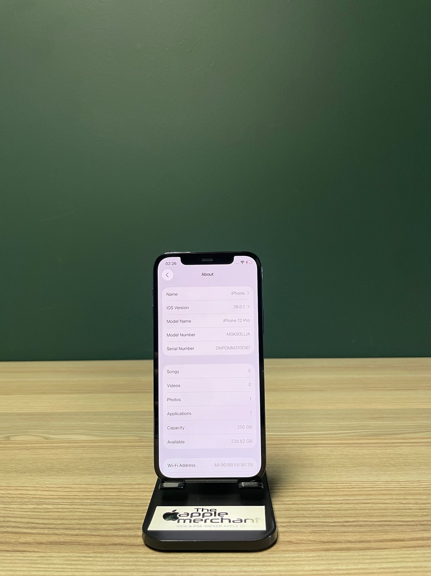 iPhone 12 Pro 256GB - Pacific Blue (Pre-owned)