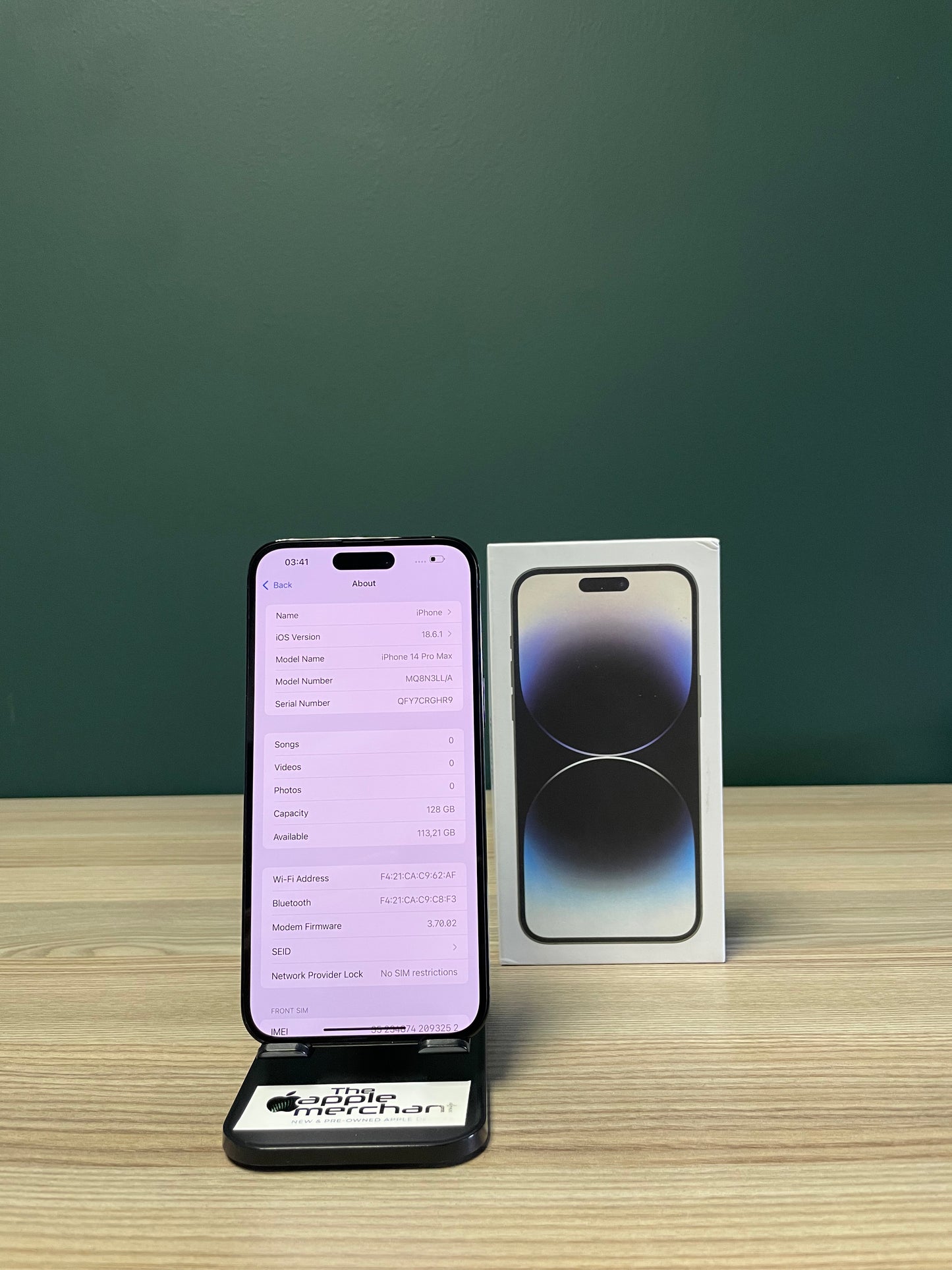 iPhone 14 Pro Max 128GB - Space Black (Pre-owned)