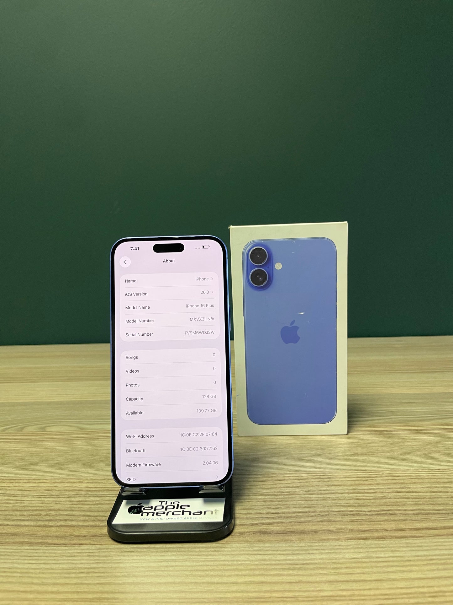 iPhone 16 Plus 128GB - Ultramarine (Pre-owned)