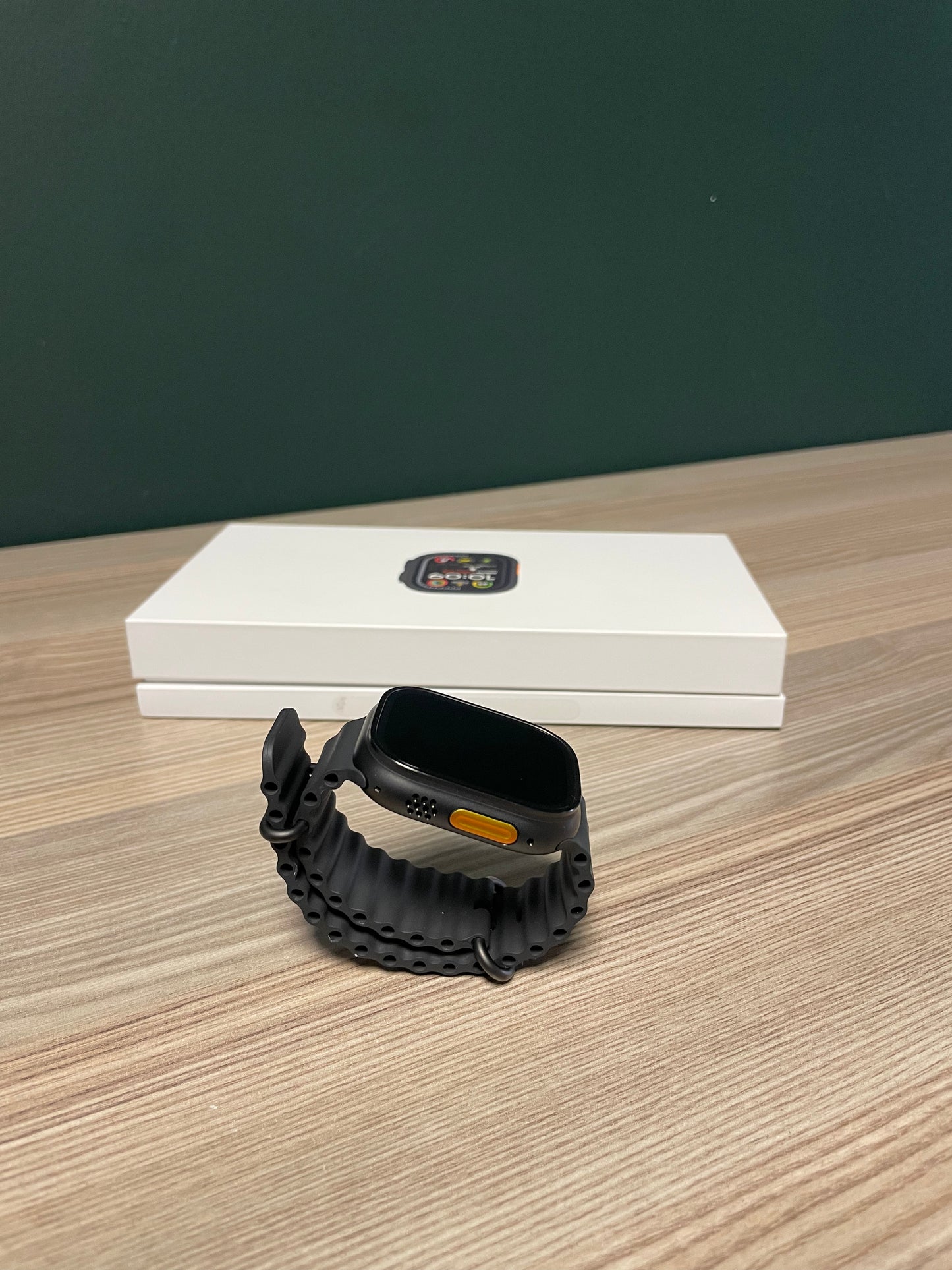 Apple Watch Ultra 2 Black Titanium Case With Black Ocean Band (Pre-owned)