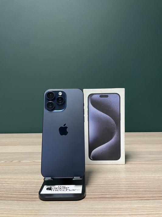 iPhone 15 Pro Max 256GB - Blue Titanium (Pre-owned)