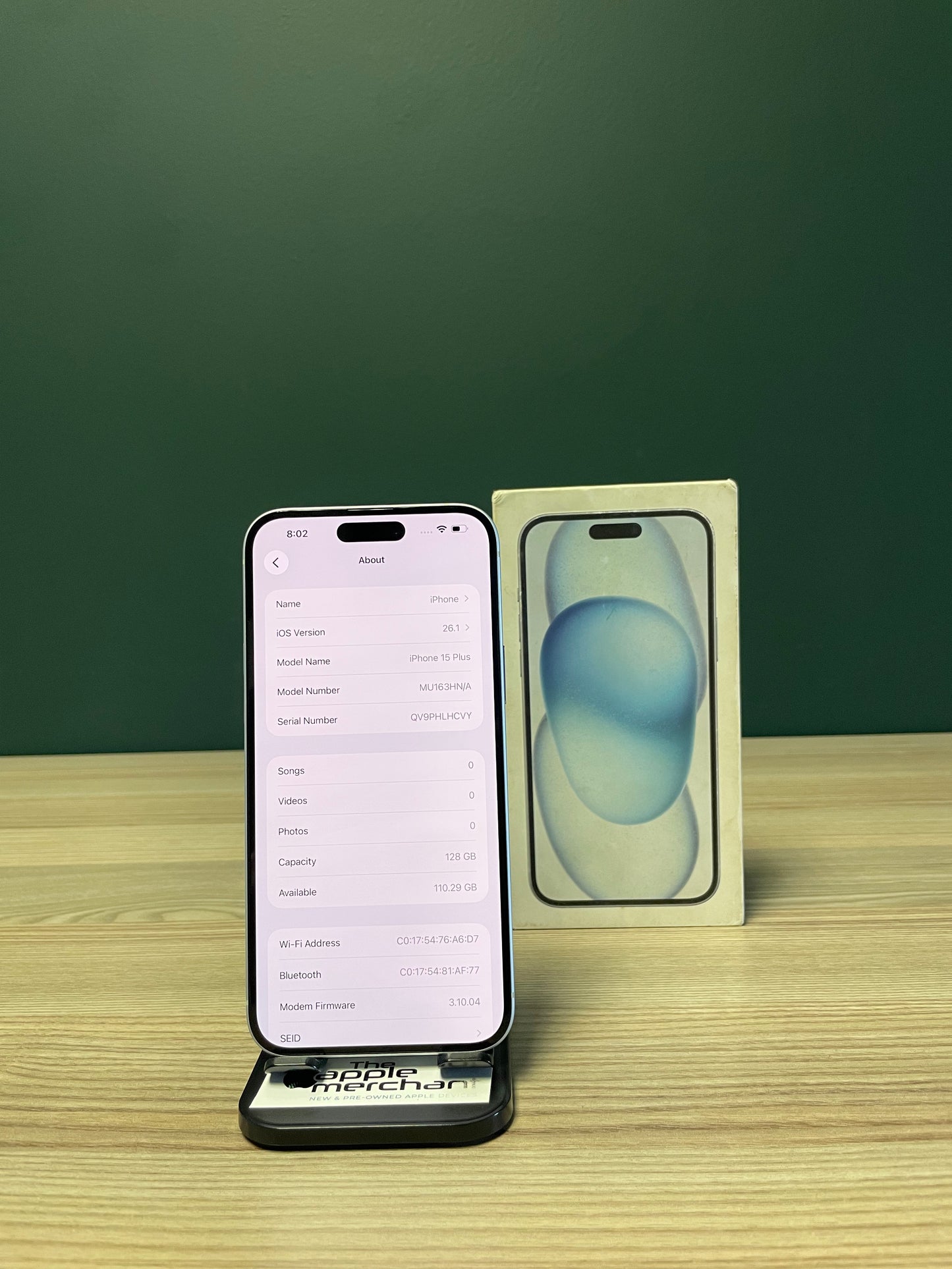 iPhone 15 Plus 128GB - Blue (Pre-owned)