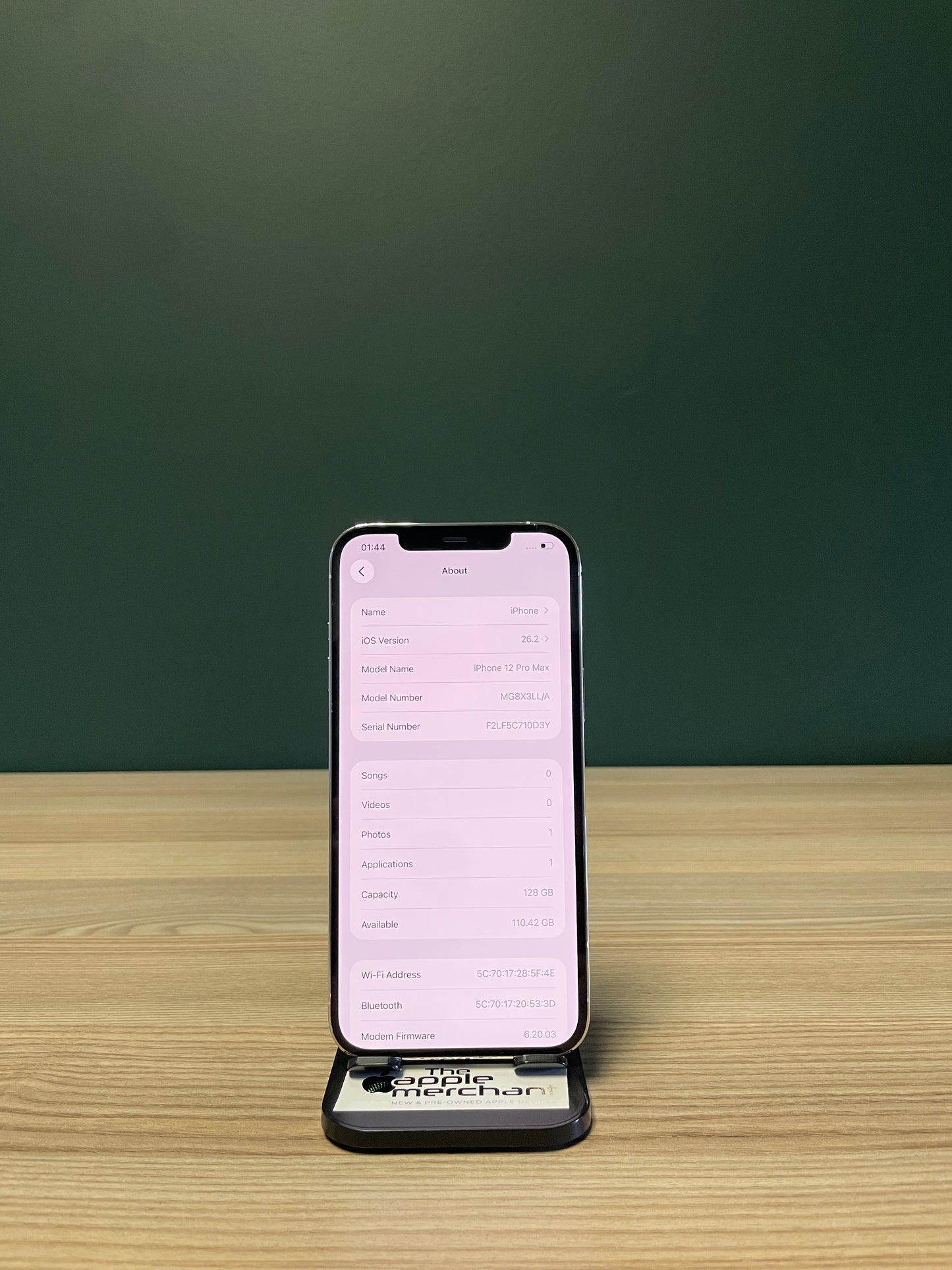 iPhone 12 Pro Max 128GB - Silver (Pre-owned)