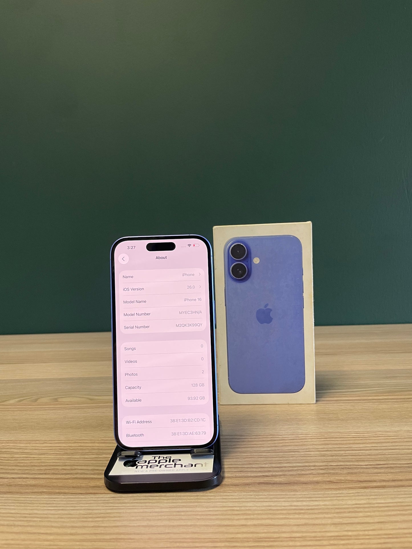 iPhone 16 128GB - Ultramarine (Pre-owned)