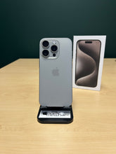 Load image into Gallery viewer, iPhone 15 Pro 512GB - Natural Titanium (Pre-owned)
