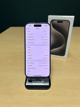 Load image into Gallery viewer, iPhone 15 Pro 512GB - Natural Titanium (Pre-owned)
