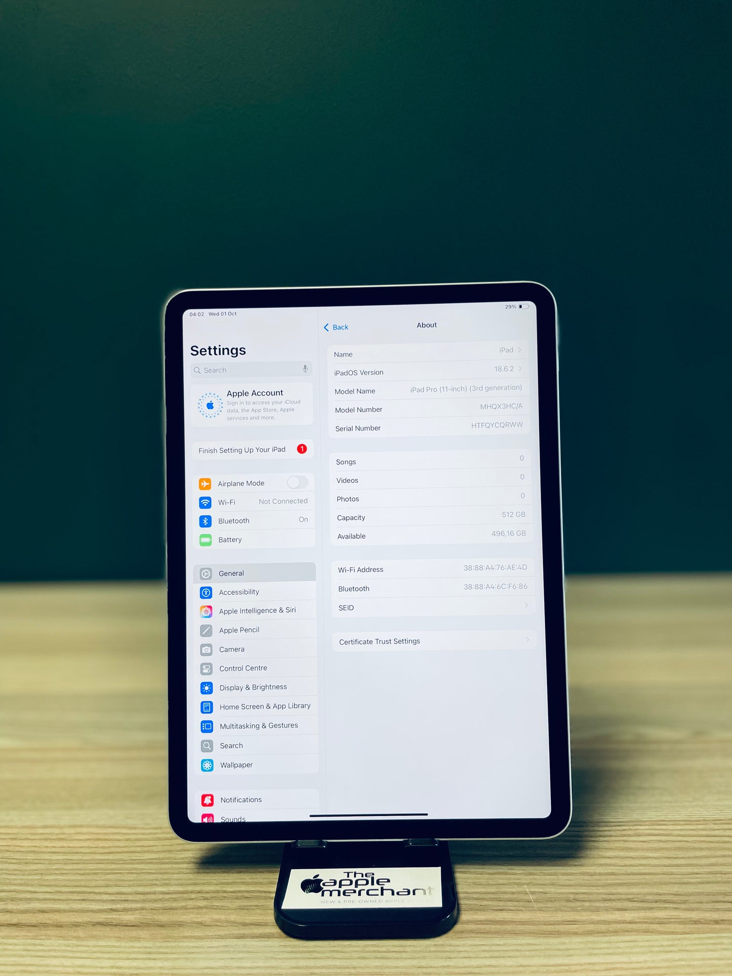 iPad Pro 11-inch M1 | Wi-Fi | 512GB - Silver (Pre-owned)