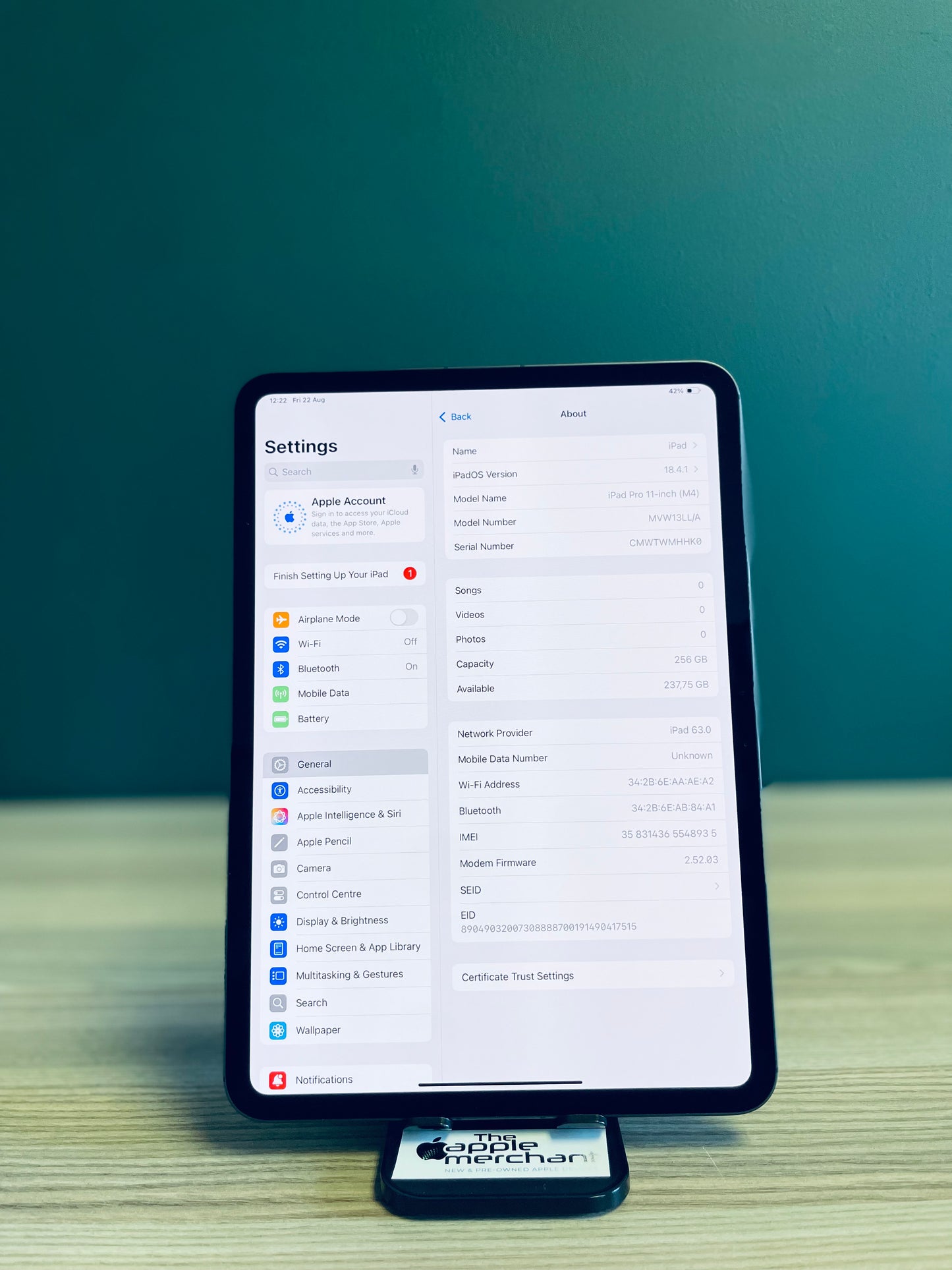iPad Pro 11-inch M4 | Wi-Fi + Cellular | 256gb - Space Black (Pre-owned)