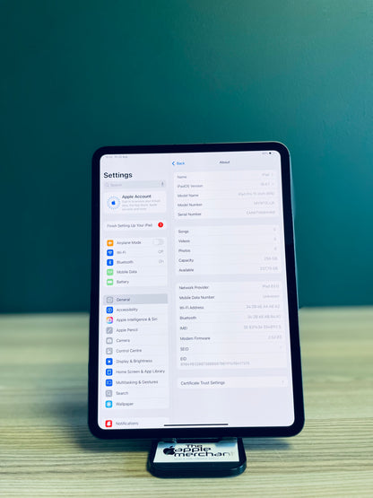 iPad Pro 11-inch M4 | Wi-Fi + Cellular | 256gb - Space Black (Pre-owned)