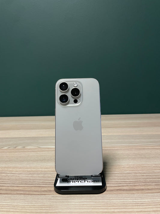 iPhone 15 Pro 128GB - Natural Titanium (Pre-owned)