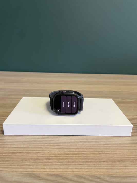 Apple Watch Ultra 2 Black Titanium Case With Black Trail Loop (Pre-owned)