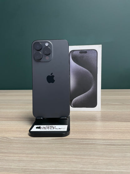 iPhone 15 Pro Max 256GB - Black Titanium (Pre-owned)