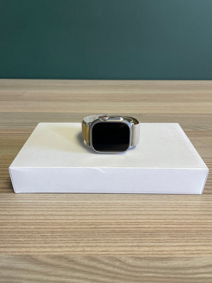 Apple Watch Ultra 2 Titanium Case With Tan Alpine Loop (Pre-owned)