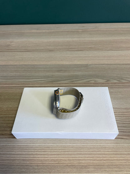 Apple Watch Ultra 2 Titanium Case With Tan Alpine Loop (Pre-owned)