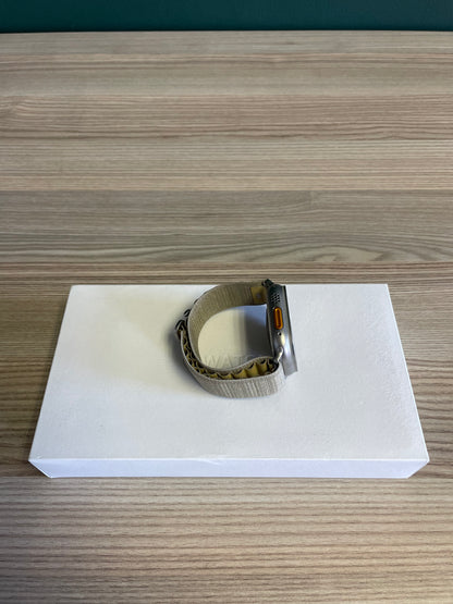 Apple Watch Ultra 2 Titanium Case With Tan Alpine Loop (Pre-owned)