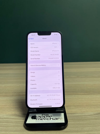 iPhone 13 512GB - Midnight (Pre-owned)