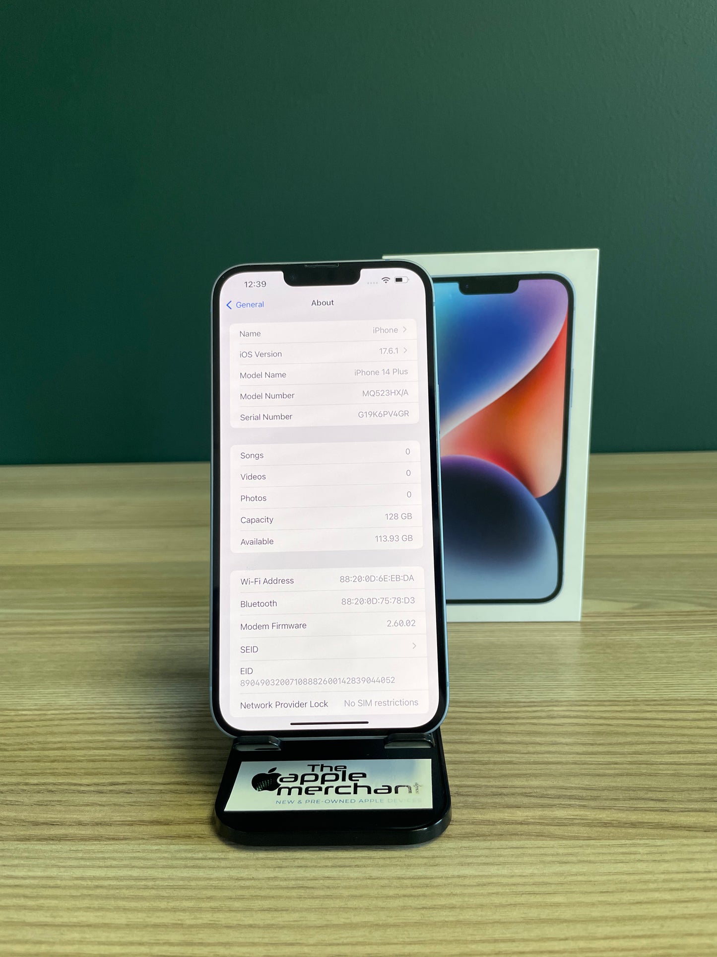 iPhone 14 Plus 128GB - Blue (Pre-owned)