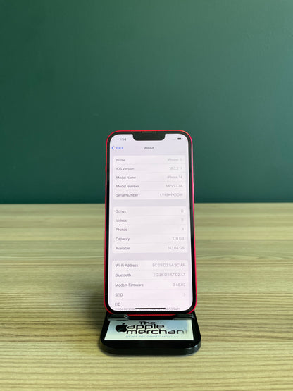 iPhone 14 128GB - Red (Pre-owned)