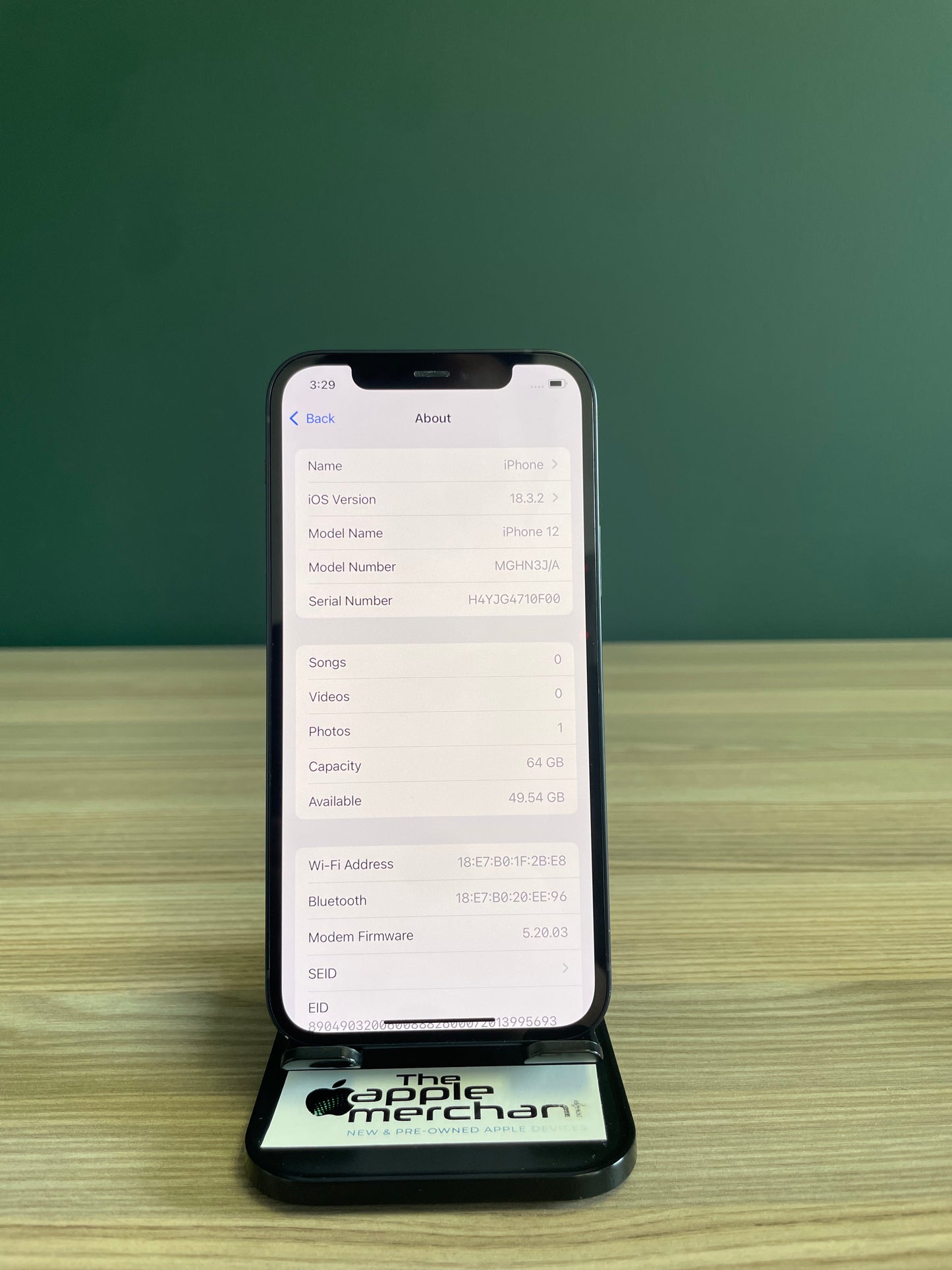 iPhone 12 64GB - Black (Pre-owned)