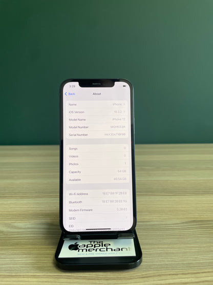 iPhone 12 64GB - Black (Pre-owned)