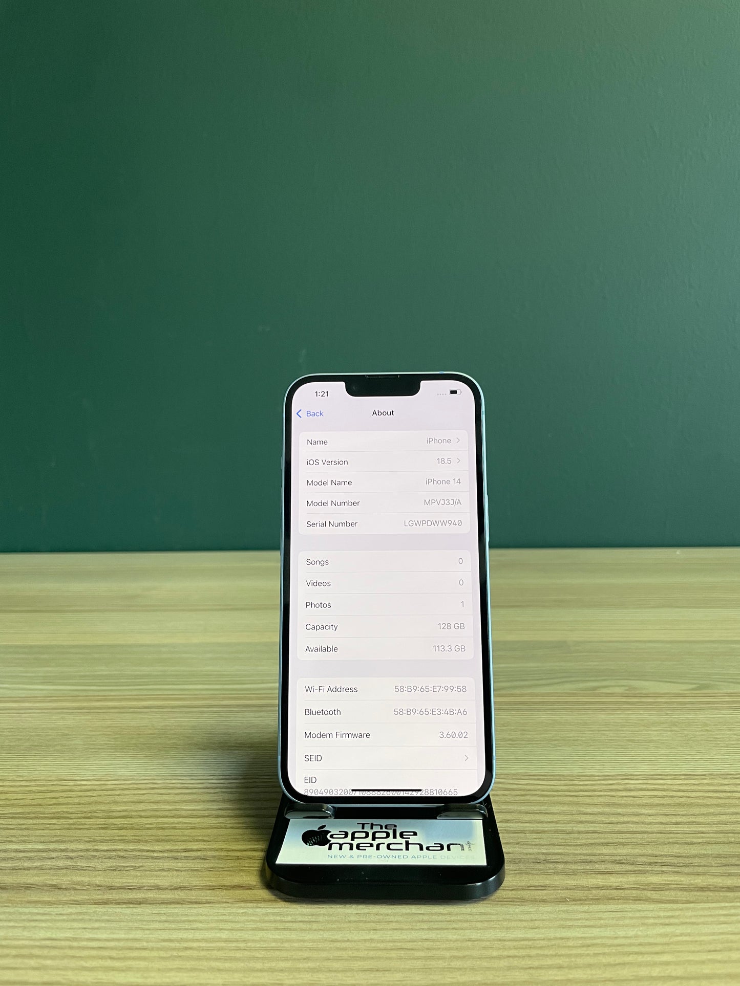 iPhone 14 128GB - Blue (Pre-owned)