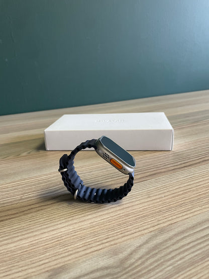 Apple Watch Ultra 2 Titanium Case With Navy Ocean Band (Pre-owned)