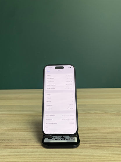 iPhone 16 128GB - Black (Pre-owned)