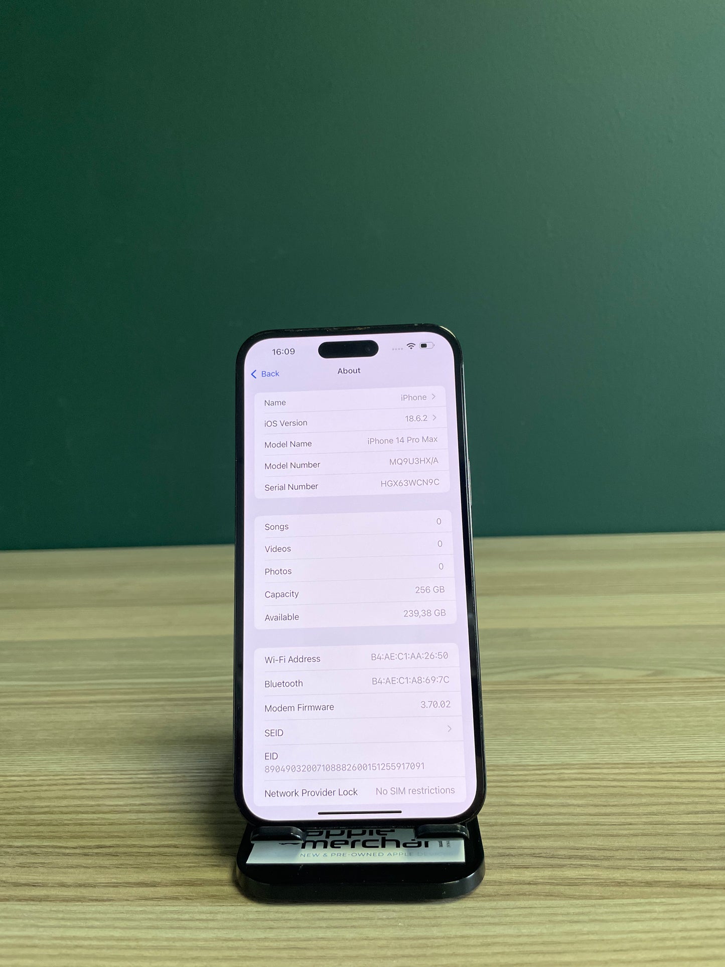 iPhone 14 Pro Max 256GB - Space Black (Pre-owned)