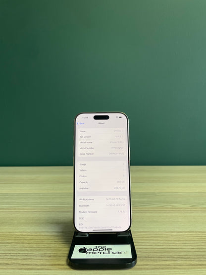iPhone 16 Pro 256GB - Desert Titanium (Pre-owned)