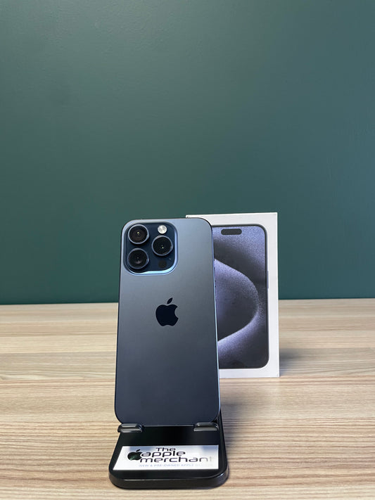 iPhone 15 Pro 256GB - Blue Titanium (Pre-owned)