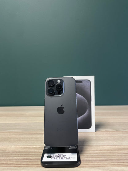 iPhone 15 Pro 512GB - Black Titanium (Pre-owned)