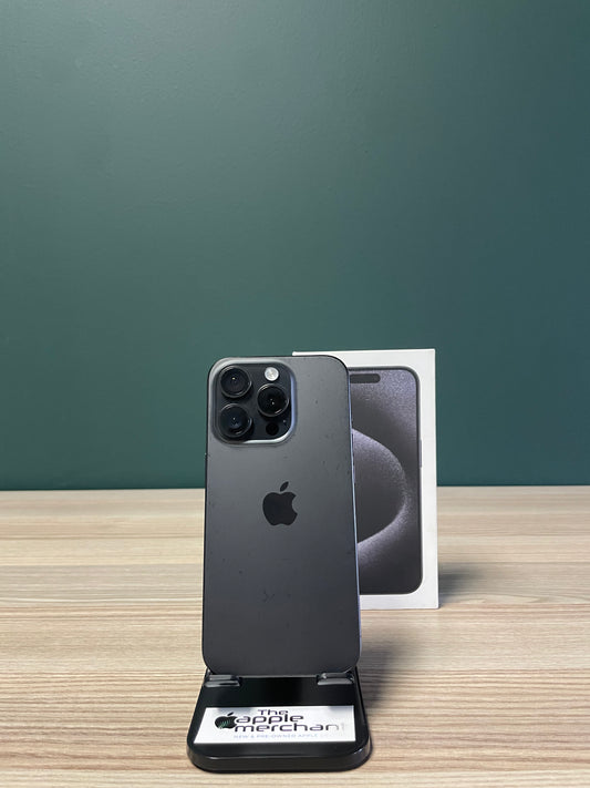 iPhone 15 Pro 512GB - Black Titanium (Pre-owned)