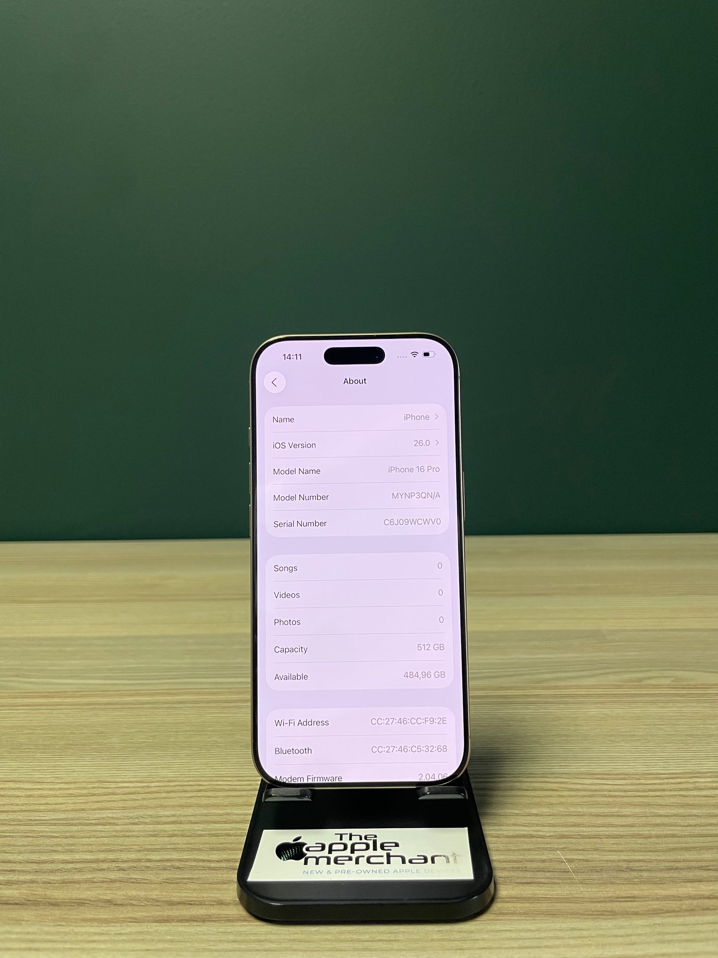 iPhone 16 Pro 512GB - Desert Titanium (Pre-owned)