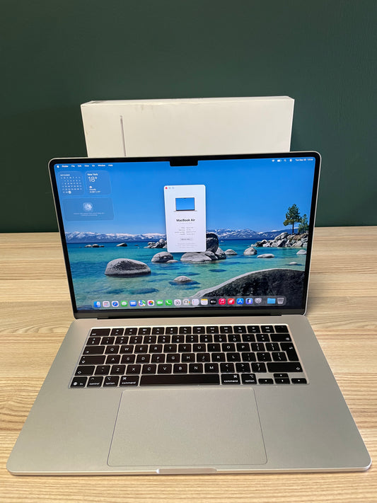 MacBook Air 15-inch | M4 Chip | 256GB | 16GB- Silver (Pre-owned)