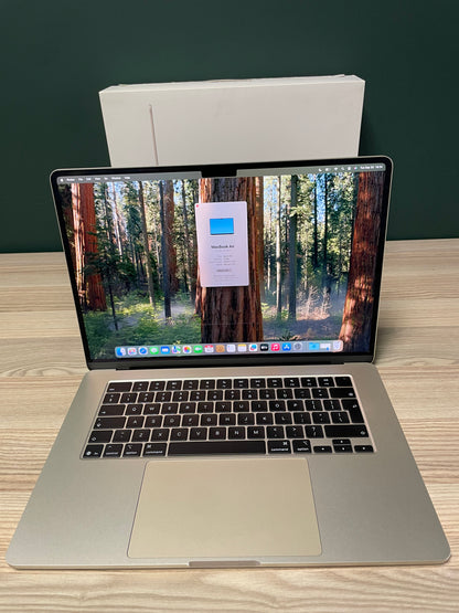 MacBook Air 15-inch | M4 Chip | 256GB | 16GB- Starlight (Pre-owned)