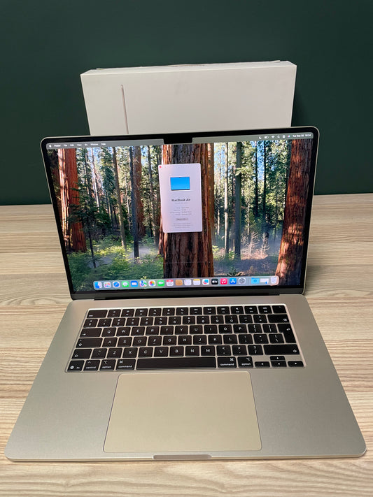 MacBook Air 15-inch | M4 Chip | 256GB | 16GB- Starlight (Pre-owned)