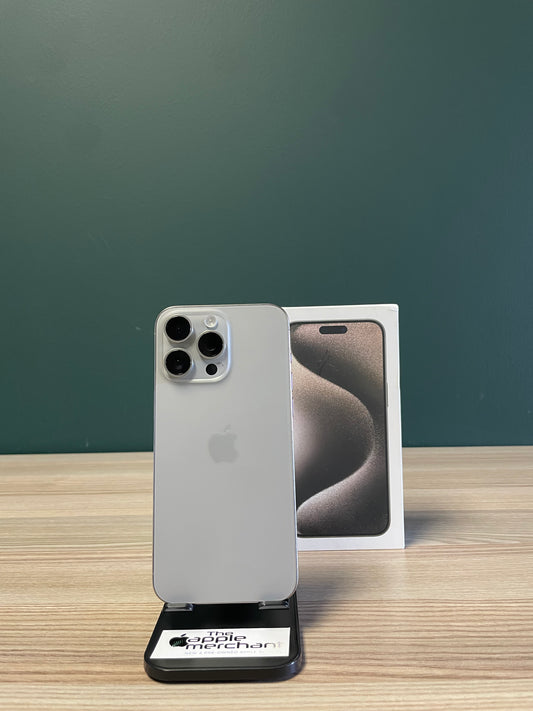 iPhone 15 Pro Max 256GB - Natural Titanium (Pre-owned)