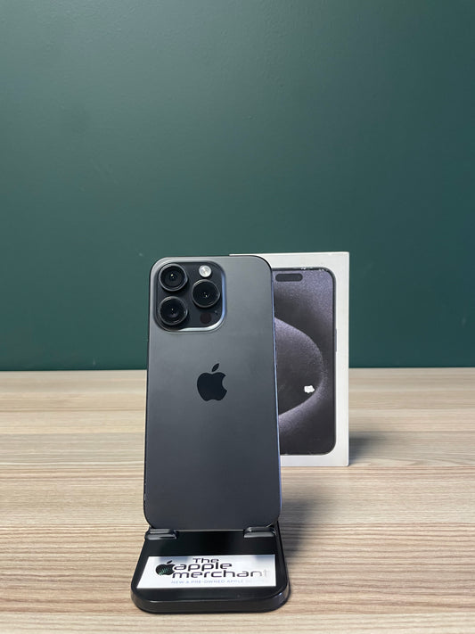 iPhone 15 Pro 128GB - Black Titanium (Pre-owned)